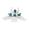Angoily Charming Bridal Rhinestone Side Comb Wedding Hair Comb for Bridesmaids view 1