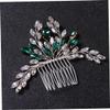Angoily Charming Bridal Rhinestone Side Comb Wedding Hair Comb for Bridesmaids view 2