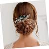 Angoily Charming Bridal Rhinestone Side Comb Wedding Hair Comb for Bridesmaids view 3