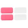 Angoily 4pcs Silicone Eyelash Grafting Forehead Cushions Breathable and Lightweight Eyelash Gaskets for Comfortable Lash Application Salon Home Use Includes Pink Pads view 1