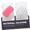 Angoily 4pcs Silicone Eyelash Grafting Forehead Cushions Breathable and Lightweight Eyelash Gaskets for Comfortable Lash Application Salon Home Use Includes Pink Pads view 2