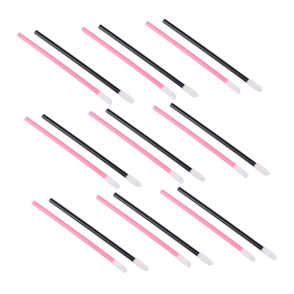 Angoily 300pcs Portable Disposable Makeup Brushes Versatile Lip Brush Handle Lightweight Eyeshadow Applicators for Travel Professional Home Use Easy Cleanup