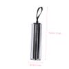 Angoily 4pcs Refillable Lipstick Tube Set Diy Lip Balm Empty Storage Container with Lid for Lipstick Lip and Gloss Black Transparent Design for Convenient Use view 4