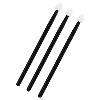 Angoily 3pcs Silicone Eyeshadow Applicator Brush for Women Lightweight Portable Eye Makeup Brushes for Precise Eyeshadow Application Smooth Surface for Safe Use