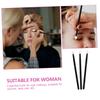 Angoily 3pcs Silicone Eyeshadow Applicator Brush for Women Lightweight Portable Eye Makeup Brushes for Precise Eyeshadow Application Smooth Surface for Safe Use view 3