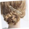 Beatifufu 2pcs Vintage Gold Leaf Hair Comb for Wedding Bridal Hair Accessories Handmade Willow Branch Design Elegant Decoration for Brides and Bridesmaids view 2