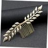 Beatifufu 2pcs Vintage Gold Leaf Hair Comb for Wedding Bridal Hair Accessories Handmade Willow Branch Design Elegant Decoration for Brides and Bridesmaids view 3