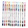 Angoily 12pcs Color Eyeliner and Eyeshadow Pencil Set Quick-drying Smudge Makeup for Stunning Looks Portable and Easy to Remove for All view 1