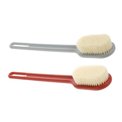 Angoily 2pcs Supple Shower Strong Cleaning Long Handle Bath Tools Bath Brush Shower Brush Use Back Washer Scrubber Multifunctional Massage Tool