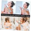 Angoily 2pcs Supple Shower Strong Cleaning Long Handle Bath Tools Bath Brush Shower Brush Use Back Washer Scrubber Multifunctional Massage Tool view 2