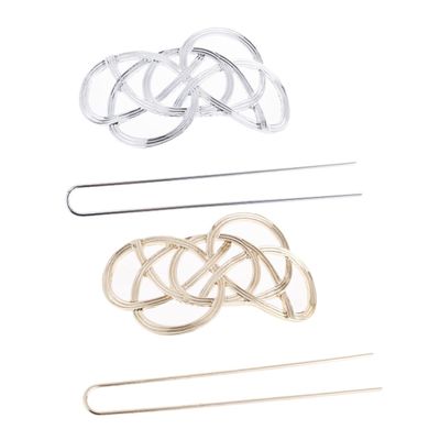 Angoily 2pcs Vintage Hair Bun Cage Hair Stick for Women Elegant Accessories for Weddings and Parties Retro Pins for Stylish Updos Gold Silver
