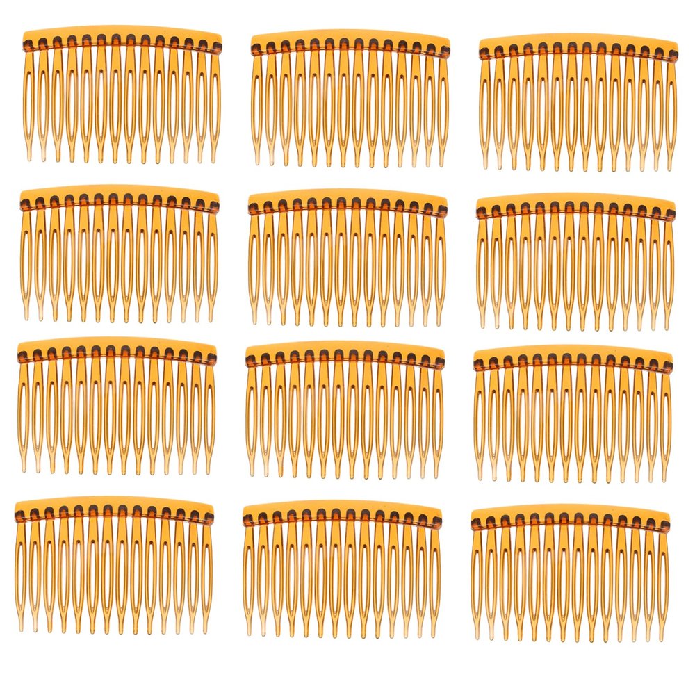 Angoily 50pcs Plastic Side Hair Combs Women's Suit Hair Combs Material Easy to Use
