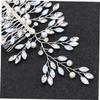 Beatifufu Pearl Rhinestone Bridal Hair Comb Crystal Wedding Headdress Side Comb for Brides Bridesmaids Elegant Hair Accessories for Special Occasions view 2