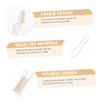 Angoily 2pcs Collapsible Eyebrow and Eyelash Combs Portable Makeup Tools for Women Durable Stainless Steel Foldable Design for Easy Travel and Use Makeup Lovers view 3