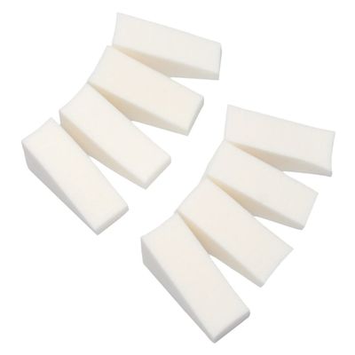 Beatifufu Small Makeup Sponges Handles 32pcs Beauty Tools Set Triangle Manicure Sponges for Nail Art