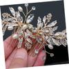 Beatifufu Alloy Inlaid Hair Insert Comb Rhinestones Elegant Decorative Accessory for Weddings Parties Engagements and Special Occasions Luxurious Design for Women and Girls view 2