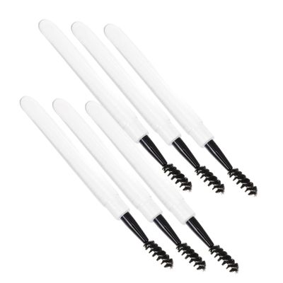 Angoily 6pcs Eyelash Brush with Transparent Handle Eyebrow Mascara Applicator for Women Ergonomic Design for Smooth Application Mascara Removal Essential Makeup Tool for Home Salon