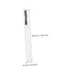 Angoily 6pcs Eyelash Brush with Transparent Handle Eyebrow Mascara Applicator for Women Ergonomic Design for Smooth Application Mascara Removal Essential Makeup Tool for Home Salon view 2