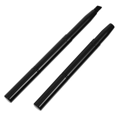 Didiseaon 2pcs Professional Makeup Brush Double-ended Angled Brow Brush for Eyebrow Brow No Fading No Hair Dropping for Daily Use