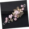 Beatifufu Wedding Hair Comb Bridal Side Combs Hair Jewelry for Wedding Rhinestone Pearl Beads view 2