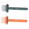 Angoily 2pcs Comb Cleaner Brush Wet Hair Brush Detangler Scalp Sweep Detoxing Comb view 1