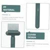 Angoily 2pcs Comb Cleaner Brush Wet Hair Brush Detangler Scalp Sweep Detoxing Comb view 4