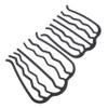 Angoily 2pcs u Shape Metal Hair Side Combs Hair Fork Clips for Women for Styling for Parties Weddings and Daily Use view 1