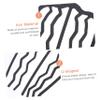 Angoily 2pcs u Shape Metal Hair Side Combs Hair Fork Clips for Women for Styling for Parties Weddings and Daily Use view 4