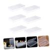 Angoily 6pcs Cosmetic Storage Box Sundry Container Storage Bins with Lid Stackable Storage Boxes with Lids Pencil Small Storage Bin Jewelry Beads Jewelry Box With Cover Plastic view 4