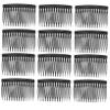 Angoily 50pcs Women's Hair Side Combs 14-teeth Plastic Hair Comb Set Fashion Hair Insert Comb for Girls Easy to Use and Decorative view 1