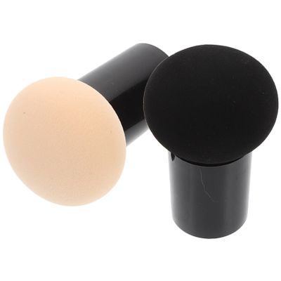 Angoily 2pcs Makeup Puff Dual-use Cosmetics Tools for Foundation Blush Highlighter Soft Washable Sponges for Women Girls