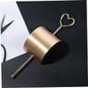 Angoily 2pcs Honeycomb Shape Hair Cuff Bun Holder for Women Bridal Hair Accessories Bun Cage view 2