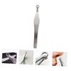 1pc Nose Hair Scissors Nasal Hair Tweezer Nasal Hair Cutter Nose Hair Remover Nose Hair Cleaner Trimming Tool for Beard Nose Hair Tweezer Leg Hair Trimmer Stainless Steel Tweezer view 4