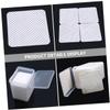 Angoily 800pcs Eyelash Extension Non-woven Fabric Makeup Pads -friendly Cleaning Pads for Lash for Beauty Salons Personal Use Compact Convenient Go view 3