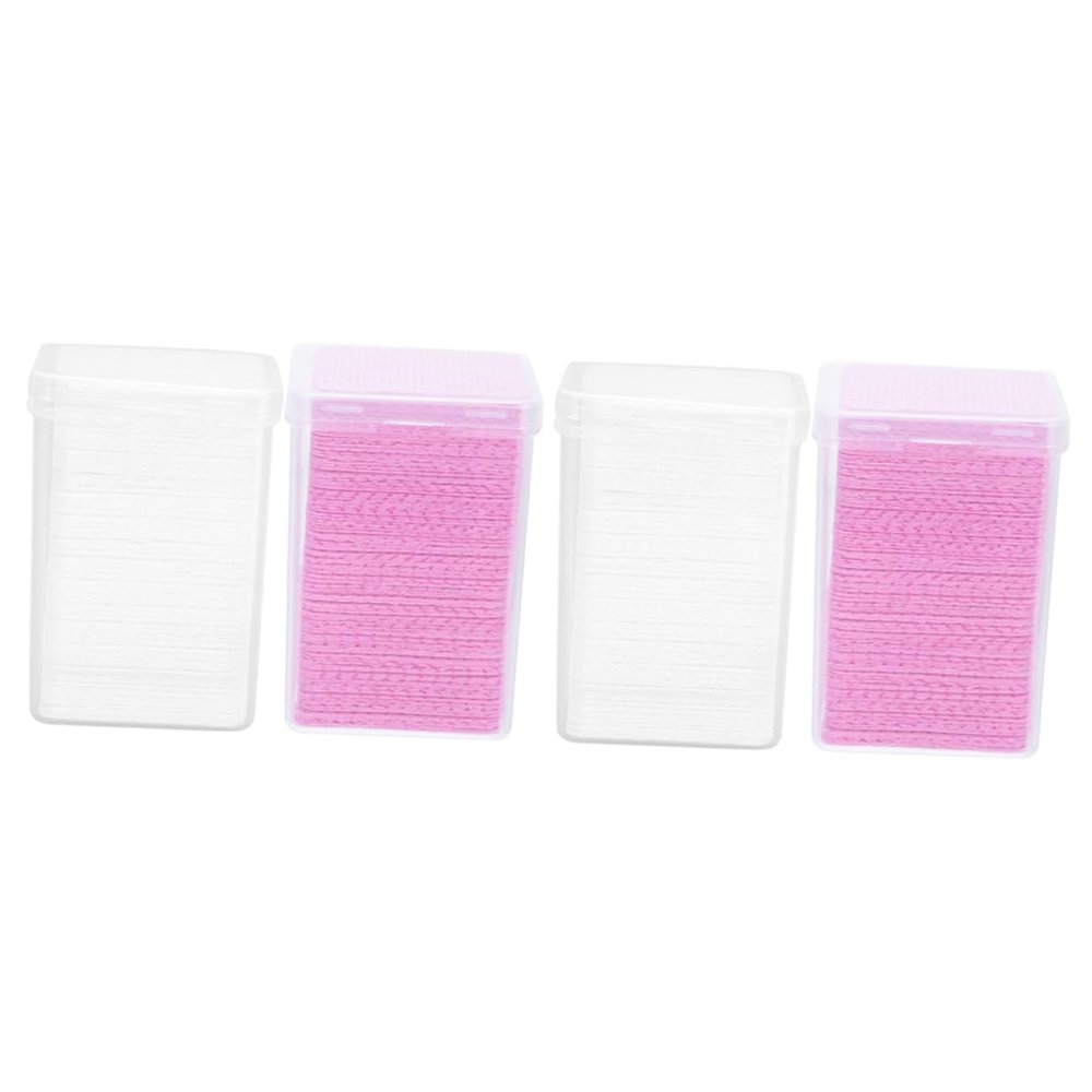 NOLITOY 800pcs Cotton Wipe Cleaning Pads for Eyelash Glue Removal Lint- Skin-Friendly Wiping Cotton for Lash Extensions and Makeup Application