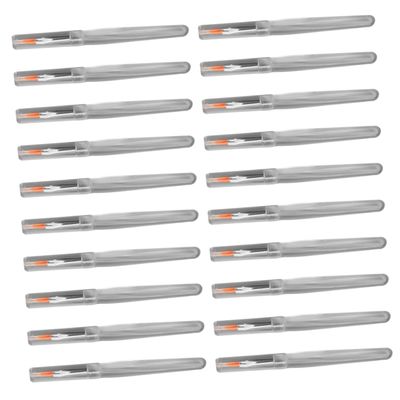 Angoily 20pcs Cosmetic Lipstick Brush Applicator Makeup Brush Lip Balm Lip Mask Applicator -made Fiber for Liquid Cosmetics