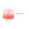 Angoily 5pieces Supple Powder Puff Soft Velour Makeup Pads for Foundation and Powder Application Random Colors for All Skin Types Reusable and Durable Beauty Tool view 2