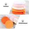Angoily 5pieces Supple Powder Puff Soft Velour Makeup Pads for Foundation and Powder Application Random Colors for All Skin Types Reusable and Durable Beauty Tool view 3