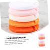 Angoily 5pieces Supple Powder Puff Soft Velour Makeup Pads for Foundation and Powder Application Random Colors for All Skin Types Reusable and Durable Beauty Tool view 4