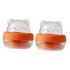 Angoily 2pcs Makeup Sponge Holder Compact Beauty Sponge Box Screw Lid Cotton Pads Organizer for Dust Storage for Travel and Home Use Design view 1