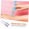 Mipcase 2pcs Foot File Dead Skin Remover Callus Pedicure Tool Foot Grinding Tool for Women Ladies view 3