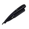 Beavorty Stainless Steel Manual Razor for Men Vintage Professional Straight Shaving Tool for Barbers and Home Use Easy to Handle Space-saving Design Black view 1