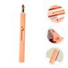 Angoily 1pc Retractable Lip Brush for Makeup Portable Lipstick Applicator Soft Bristles Warm Orange Color for Lip Color Application for Women and Girls view 2