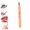 Angoily 1pc Retractable Lip Brush for Makeup Portable Lipstick Applicator Soft Bristles Warm Orange Color for Lip Color Application for Women and Girls view 3