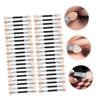 Angoily 40pcs Professional Makeup Brush Kit Double-sided Eye Shadow Brush for Natural Application Aluminum Handle for Makeup Lovers view 3