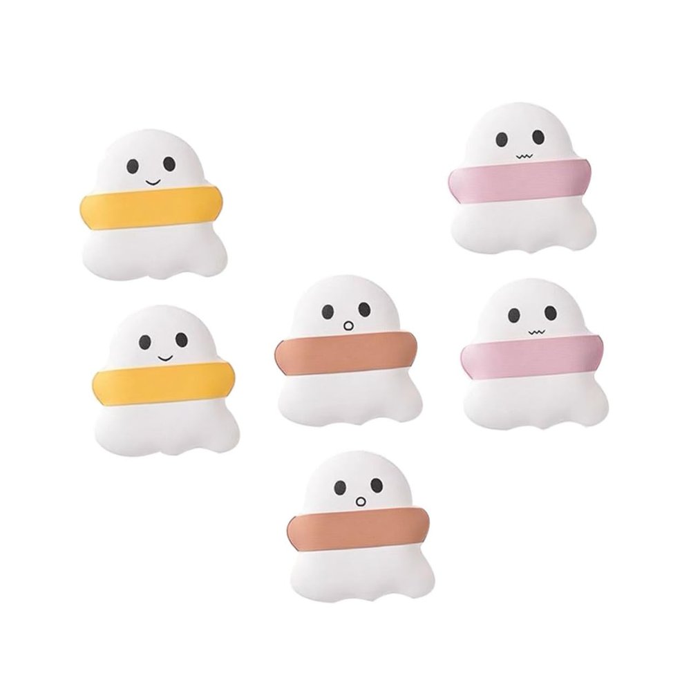 Angoily 6pcs Puff Makeup Puff for Powder Blending Pad for Face Synthetic Sponge for Blush