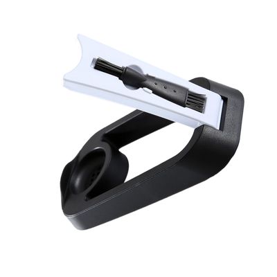 Beavorty Foldable Shaver Holder with Draining Base and Cleaning Brush for Electric Space-saving Design for Men for Travel and Home Use