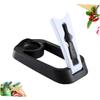Beavorty Foldable Shaver Holder with Draining Base and Cleaning Brush for Electric Space-saving Design for Men for Travel and Home Use view 2