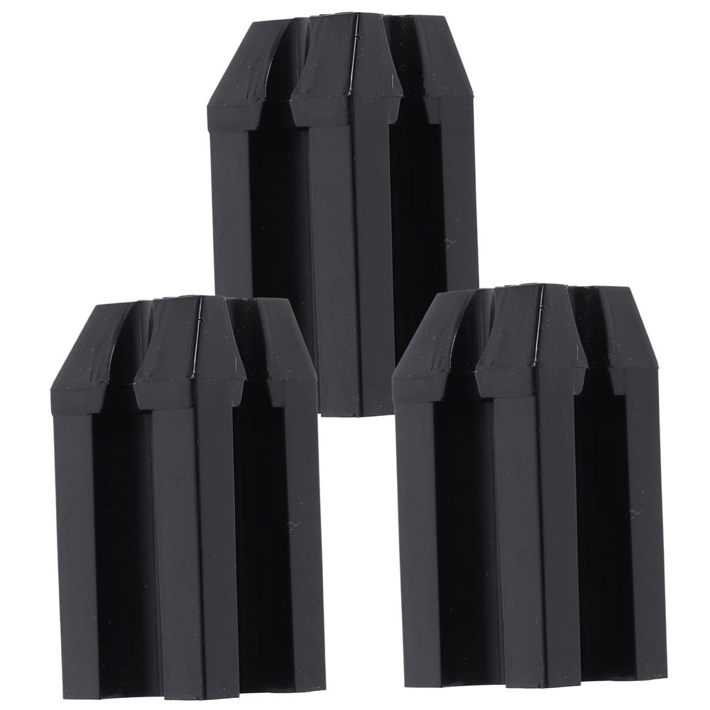 Angoily 3pcs Brow Pencil Sharpener for Eyebrow Makeup Dual Cosmetic Pencil Sharpener Black Color Essential Makeup Tool for Precise Eyeliner and Lip Liner Application