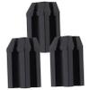 Angoily 3pcs Brow Pencil Sharpener for Eyebrow Makeup Dual Cosmetic Pencil Sharpener Black Color Essential Makeup Tool for Precise Eyeliner and Lip Liner Application view 1
